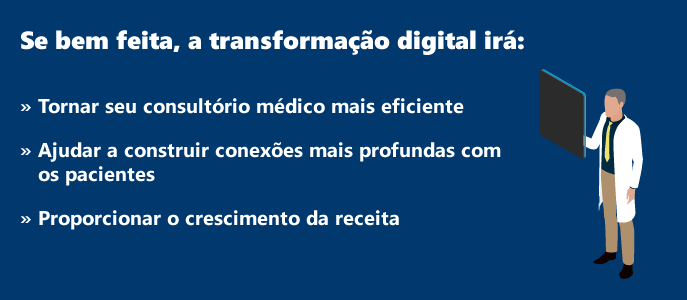 Benefícios da transformação digital do consultório