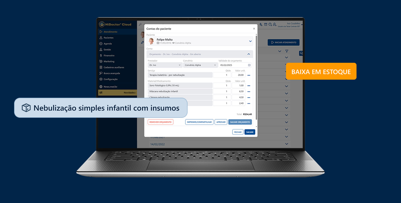 Novidades HiDoctor GS: mais controle para a gestão com pacotes, impressos e baixa automática no estoque