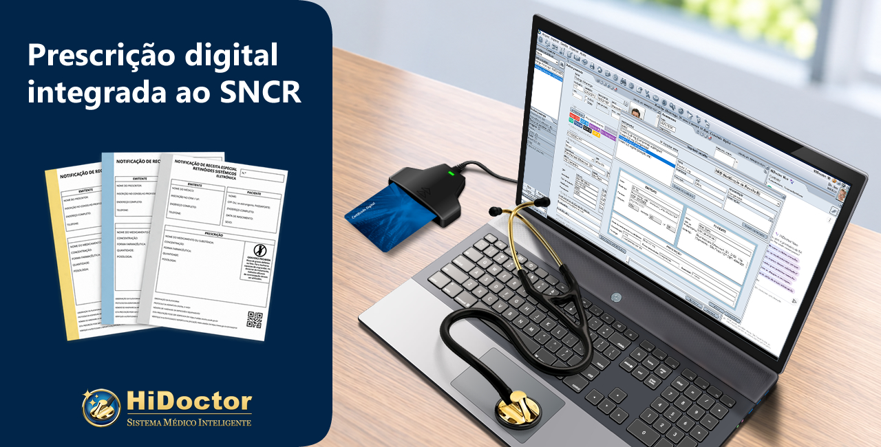 Prescri&ccedil;&atilde;o digital integrada ao SNCR j&aacute; est&aacute; dispon&iacute;vel no HiDoctor